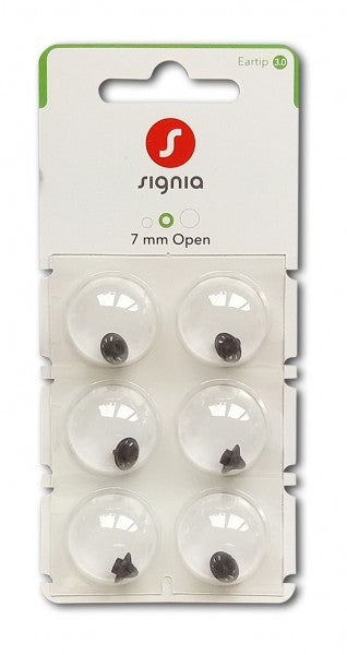 Signia EarTip 3.0 open dome, pack of 60pcs (10 x 6pcs)