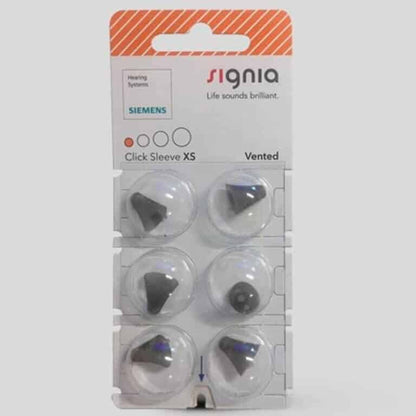 Signia Click Sleeve 2.0 Vented Dome, pack of 60 pcs (10 x 6 pcs)