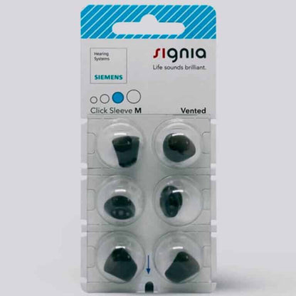 Signia Click Sleeve 2.0 Vented Dome, pack of 60 pcs (10 x 6 pcs)