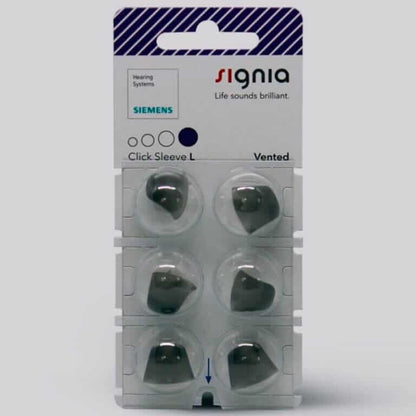 Signia Click Sleeve 2.0 Vented Dome, pack of 60 pcs (10 x 6 pcs)