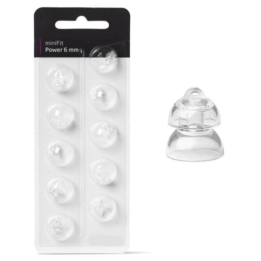 Minifit Power Dome for Oticon and Bernafon hearing aids, pack of 100 pcs (10 x 10 pcs)